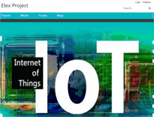 Tablet Screenshot of elexproject.com